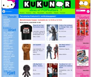 kukunor.com: Kukunor.com  - elokuvajulisteet, kertakäyttöastiat, lahjatavarat, fanituotteet
KUKUNOR ; Slices of POPkulture - Poptavaraliike