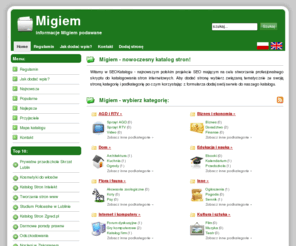 migiem.info: SEOKatalog - nowoczesny katalog stron www
SEOKatalog to nowy skrypt katalogu stron www powstały na bazie bardzo popularnego katalogu otwarty.pl mini. Nowoczesne modyfikacje, prototypowe rozwiązania seo zapewniają skuteczne pozycjonowanie stron katalogowanych. Zapraszamy!