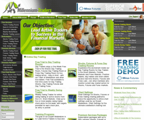 milleniumtrader.com: Online Day Trading | Futures Day Trading | Forex Day Trading | Stocks Day Trading
Online Day Trading - World class Day Trading advisory services. Day Trading training for Stocks Day Trading, Futures Day Trading and Forex Day Trading.