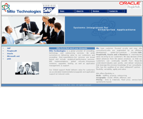 milo-tech.com: Milo Tech : : Home
Syna Tech - Home - Systems Integration for Enterprise Applications
