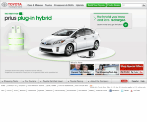 toyotausa.com: Toyota Cars, Trucks, SUVs & Accessories
Official Site of Toyota Motor Sales - Cars, Trucks, SUVs, Hybrids, Accessories & Motorsports.