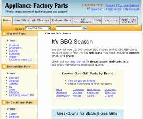 appliancefactoryparts.com: BBQ and Gas Grill Parts - Appliance Factory Parts
