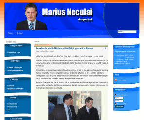 mariusneculai.ro: Marius Neculai
Marius Neculai - deputat