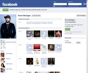 brentcmulligan.com: Incompatible Browser | Facebook
 Facebook is a social utility that connects people with friends and others who work, study and live around them. People use Facebook to keep up with friends, upload an unlimited number of photos, post links and videos, and learn more about the people they meet.
