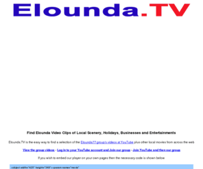 elounda.tv: Elounda dot TV - Video from the local Elounda and Plaka area of Crete, Greece
Video clips and short movies from the Elounda and Plaka area. Holidays, business and entertainment footage published online.