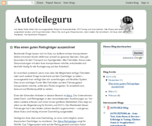 autoteileguru.de: Autoteileguru
Autoteileguru - Der unabhängige Autoteilevergleich für Ihr KFZ