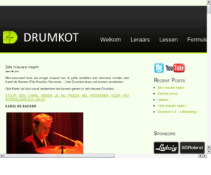 drumlessen.be: Drumlessen Antwerpen
Drumlessen Antwerpen