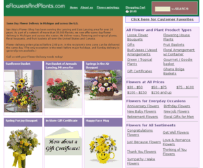 eflowersandplants.com: East Lansing Flowers, Flower Delivery Michigan, Flowers Okemos - Van Atta's Flower Shop
Van Atta's Flower Shop, your East Lansing florist, delivers fresh flowers throughout the local Lansing, Michigan area. Van Atta's Flower Shop offers same-day flower delivery on all arrangements.