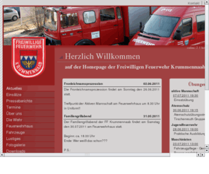 ff-krummennaab.de: Freiwillige Feuerwehr Krummennaab
Feuerwehr Krummennaab - offizielle Homepage der Freiwilligen Feuerwehr Krummennaab - www.ff-krummennaab.de