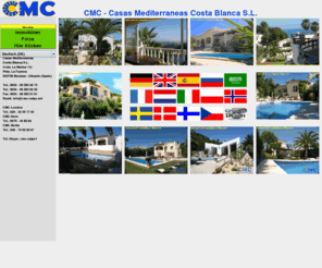 cmc-calpe.com: Spanien Immobilien Costa Blanca Calpe Moraira Altea Denia Javea Benissa Oliva Alicante Valencia Villa Haus Appartement Wohnung CMC Casas Mediterraneas Costa Blanca S.L. Spanien Makler
Beabsichtigen Sie eine Immobilie in Spanien, Costa Blanca,Calpe,Benissa, Moraira, Javea, Altea, Denia, Oliva zu erwerben,so kontaktieren Sie uns in Ihrer Sprache.Wir freuen uns auf Ihre Kontaktaufnahme.