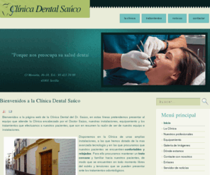 drsauco.es: Clínica Dental Saúco
clinica dental sauco, visitenos estamos en sevilla. Todo tipo de tratamientos: ortodonxias, empastes, periodoncia.