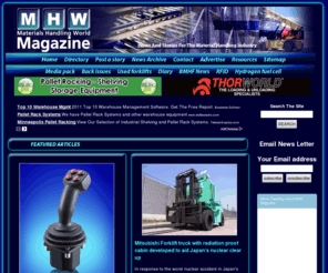 mhwmagazine.co.uk: Materials handling world magazine- news and stories for material handling, forklift trucks, warehouse, logistics and packing
Materials handling world - news and stories for material handling, forklift trucks, warehouse, supply chain, logistics and packing