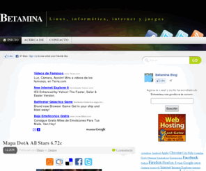 betamina.com: Betamina | Tecnología e informática, Linux, noticias y varios más
Betamina es un blog de tecnología, wordpress, internet, Linux, juegos y algunas cosas más de este mundo 2.0