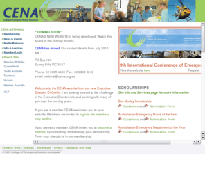 cena.org.au: College of Emergency Nursing Australasia
College of Emergency Nursing Australasia, Australia