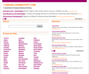 funeralcrematory.com: Funeral Home & Crematory Directory & Reviews - funeralcrematory.com
Find the best local funeral home & crematory near you at funeralcrematory.com. Read the reviews and add your comments.