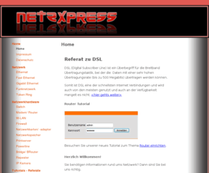 netzxpress.de: NetzXpress | Home
NetzXpress die Infoseite rund ums Netzwerk und Computerzubehör