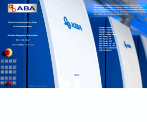 aba-tec.com: ABA - troubleshooting and repair for the printing industry                                                       KOENIG&BAUER press repair  KBA Rapida Planeta Varimat Repair Service Varicontrol KBA repair printing machine repair
Electrical Troubleshooting And Repair For The Printing Industry - Over 25 years of experience