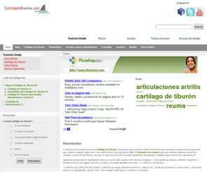 cartilagotiburon.com: Cartilago de Tiburón, toda la información sobre Cartílago de Tiburón
Cartílago de tiburón, toda la información del cartílago de tiburón