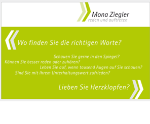 mona-ziegler.com: Mona Ziegler - reden und auftreten
Mona Ziegler - reden und auftreten