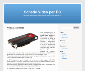 schedevideoperpc.com: Schede Video per PC
Leggi e scopri le novità sulle migliori schede video per pc