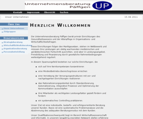 u-p.de: Unternehmensberatung Päffgen - Unser Unternehmen
Joomla - the dynamic portal engine and content management system