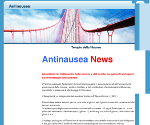 antinausea.it: Antinausea
Terapia della nausea