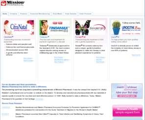 citranatal-assure.com: Mission Pharmacal Company
Mission Pharmacal Company home page