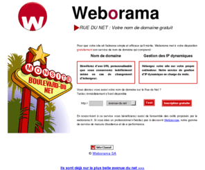 impasse-du.net: Nom de domaine gratuit par Weborama - Rue-du-net
Un nom de domaine gratuit pour votre site