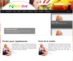 nutrylive.com: Bienvenidos a la portada
Joomla! - el motor de portales dinámicos y sistema de administración de contenidos