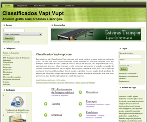 vapt-vupt.com: Classificados Vapt-vupt.com  - - VAPT VUPT - ANÚNCIOS CLASSIFICADOS GRATIS
classificados vapt vupt - comprar vender encontrar publicar rápido fácil prático gratuito anuncie seu produto ou serviço grátis!