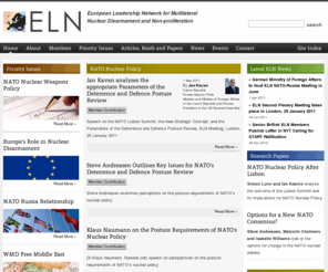 europeanleadershipnetwork.org: European Leadership Network for Multilateral Nuclear Disarmament and Non-proliferation
A newly formed network of senior European political, military and diplomatic figures that have come together to express concern over the world’s growing nuclear dangers and work to have those dangers addressed on a multilateral basis.