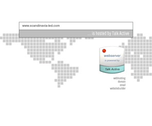 scandinavia-led.com: Domain is hosted by Talk Active
webhotel, hosting, domæne, domain