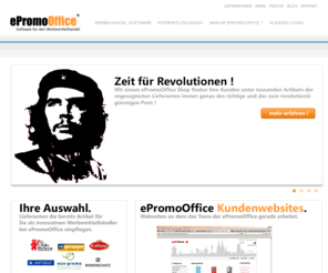 epromooffice.com: Softwarelösungen für den Werbemittelhandel
ePromoOffice - Software- und Internetlösungen für die Werbeartikelbranche