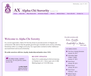 alphachichico.org: Alpha Chi Sorority - Founded 1918
global description