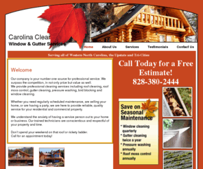 carolinaclearwindows.com: Carolina Clear
Professional Service