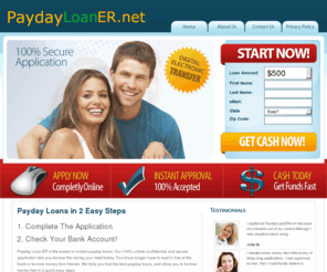 paydayloaner.net: Best Payday Loans - Fast Payday Loans - Borrow Money Fast
Need to borrow money fast? Visit PaydayLoanER.com and let us help you. We offer Instant Approval, Instant Payday Loans, and No Credit Check!