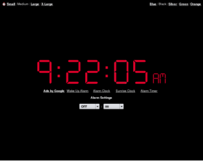 alarmklock.com: Online Alarm Clock
Online Alarm Clock - Free internet alarm clock displaying your computer time.