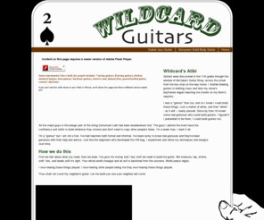 wildcardguitars.net: Wild Card Guitars
Wildcard guitars luthier website 