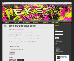 ekstase2011.com: eKSTase 2011 – Wir gehen ab
eKSTase2011 - Wir gehen ab - Kolleg St. Thomas ABI 2011