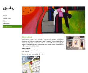 galerie-asakusa.com: Georges Briata : Galerie Asakusa
Site officiel du peintre Georges Briata. Une œuvre qui aborde des sujets comme Marseille, la Provence, les Calanques, le Japon, New-York, la (...)