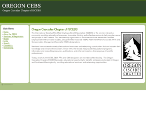 oregoncebs.org: Welcome to the Frontpage
Joomla! - the dynamic portal engine and content management system