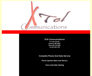 xteltelecom.com: X-Tel Communications - Home
Complete Phone and Data Sales and Service located in Flowood, MS