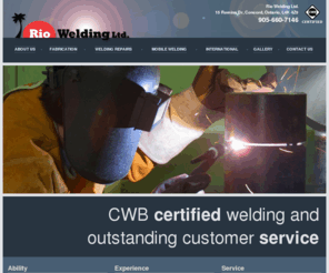 riowelding.com: Rio Welding Ltd. - CWB Certified Welding, Mobile Welding, Repairs and Custom Metal Fabriction
Rio Welding Ltd.