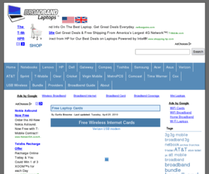 servicebuilt.com: Broadband Laptops
Wireless Laptop Shopping Guide
