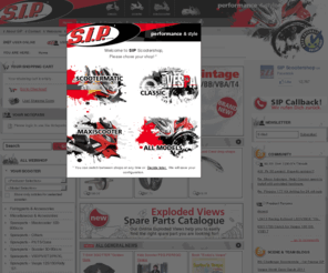 sipscootershop.biz: SIP Scootershop: performance & style für Motorroller, Maxiscooter, Scooter
        und klassische Vespas - Zubehör, Tuning und Ersatzteile
SIP Scootershop is the leading mailorder and online shop for scooter parts. Accessoire, spare parts and tuning for classic Vespa and modern automatic scooters.