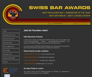 swissbarawards.ch: SWISS BAR AWARDS - Die Awardverleihung im Barbusiness - BEST NEWCOMER BAR | BARKEEPER OF THE YEAR | BEST BAR MENUE | BEST LONGSELLER BAR
