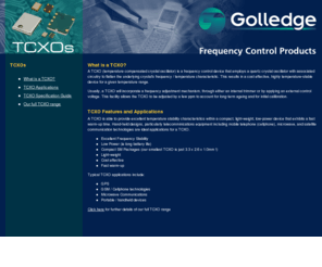 tcxo.biz: TCXO - Temperature Compensated Crystal Oscillator
A guide to the TCXO (Temperature Compensated Crystal Oscillator)