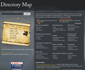 directorymap.info: Directory Map
Directory Map web directory providing a human edited resource of categorized web sites.