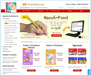 fonts4teachers.com: Fonts 4 Teachers - Educational Software for Teachers
Online Shopping for the 31 Best Fonts for Teachers to Easily Create Perfect Handwriting Worksheets.  Includes: Handwriting, Manuscript, D'Nealian, Cursive, Decorative, Phonics and Math Fonts with the Ability to Print Lines, Dots, and Arrows! From A to Z: The Best Collection of School Fonts  for Teachers and Parents.