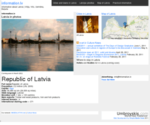 information.lv: information.lv - information about Latvia
information about Latvia